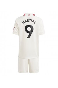 Fotbalové Dres Manchester United Anthony Martial #9 Dětské Třetí Oblečení 2023-24 Krátký Rukáv (+ trenýrky)